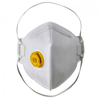 Dust Mask (Valved) FFP3 Fold Flat (Pack of 20)